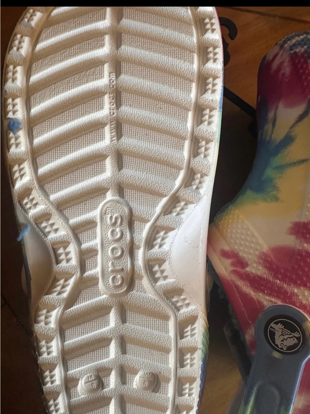 Sabot Crocs Classic doublé tie dye unisex  taille M6/W8